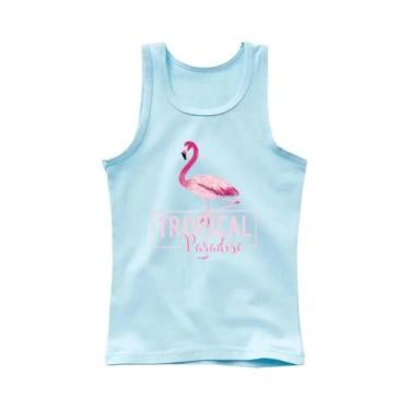 Imagem de Camiseta Regata De Algodão Sem Mangas Para Meninas Com Estampa De Coru