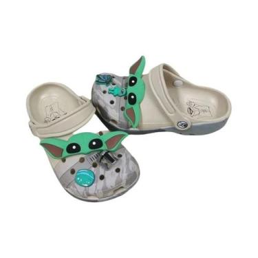 Imagem de Chinelo Kawaii Yoda Baby Hole Eva Anime Para Adultos E Crianças, Calça