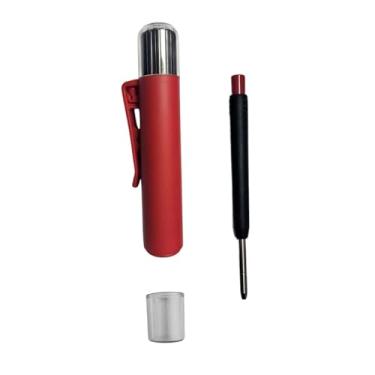 Imagem de Generic Lápis de carpinteiro com ponta longa, caneta de engenharia com ponta longa e alcance profundo, conjunto de marcadores de lápis com furos profundos, Style B