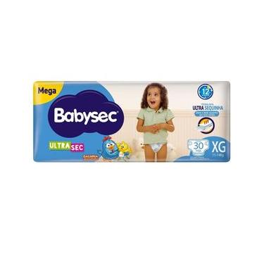 Imagem de Fralda Babysec Galinha Pintadinha Ultrasec Mega XG com 30un