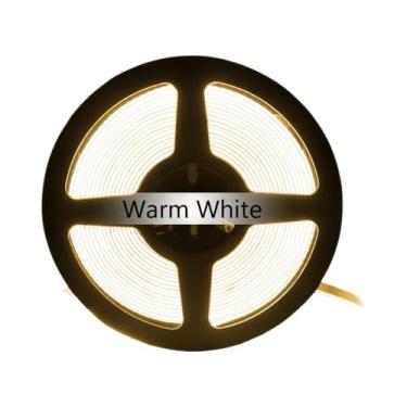 Imagem de Fita LED COB Super Fina E Flexível De 5mm, Alta Densidade, Fita Neon D