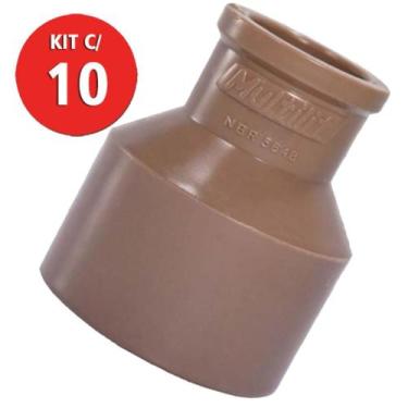 Imagem de Kit C/ 10 Bucha de Redução Soldavel Longa 50 x 20mm Multilit