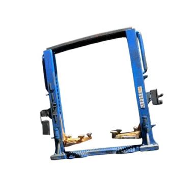 Imagem de KiBcsLic Miniatura realista de elevador de carros em escala 1:64 para fotos, artesanato, manutenção, escultura em miniatura para estacionamentos, mesa de, Azul Padrão