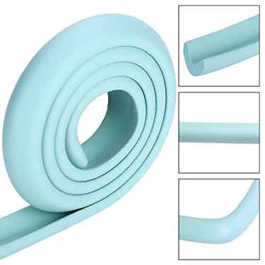 Imagem de Naroote Faixa Amortecedora de Borracha para Segurança do bebê, Protetor de da Mesa, Macio, 2m de Comprimento para Proteção da Criança Em Madeira, Vidro, Telha, Metal, Móveis de Plástico (Verde claro)