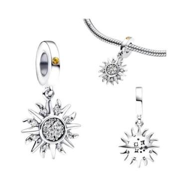 Imagem de Pingente De Luxo Feminino Em Formato De Sol, Lua E Estrelas Para Pulse