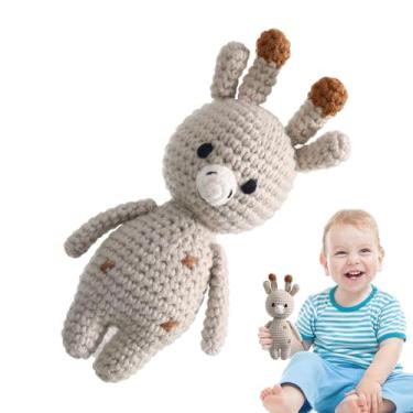 Imagem de Brinquedo de abanador de de bebê, brinquedo de para bebês | Shake Sensory Crochet Animal Rattle - Stufistas de cestas de Páscoa, brinquedo educacional de moradia, bichos de pelúcia para crianças que a