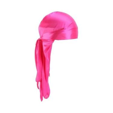 Imagem de Gorro Durag de seda masculino Bandana Silky Du Rag Doo Rag Boné com on