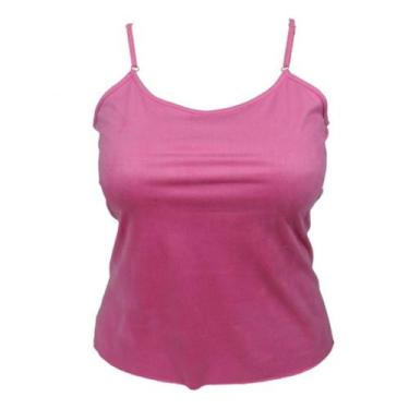 Imagem de Blusa suede alcinha corte a fio - verde-militar - m - GIP, Rosa, Chicl