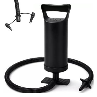 Imagem de PowerAir ™ Bomba de Ar Manual para Piscinas, Boias e Bicicletas | 3 Bicos em Alta Pressão - Portatil Enche Rápido Sem Esforço