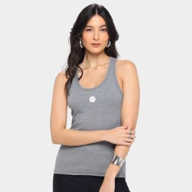 Imagem de Regata Colcci Canelada Feminina, Grafite, M