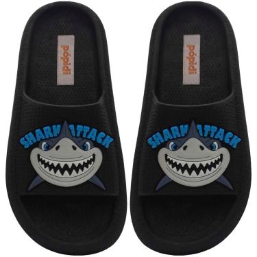 Imagem de Chinelo Nuvem Infantil 25ao40 Sandália Menino Tubarao 12.81-Masculino