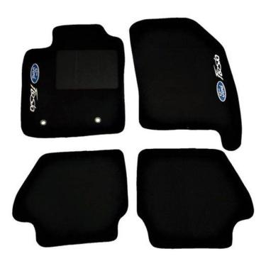 Imagem de Jogo De Tapete Automotivo Fiesta 12/13 Carpete Base Pinada