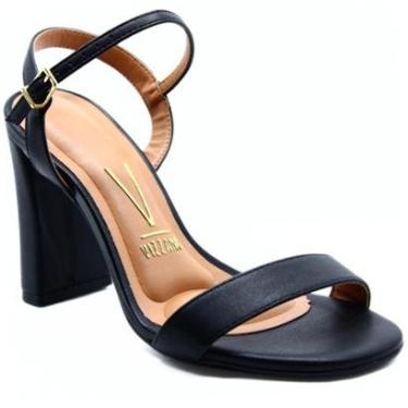 Imagem de Sandália Vizzano Salto Médio Grosso Feminina-Feminino