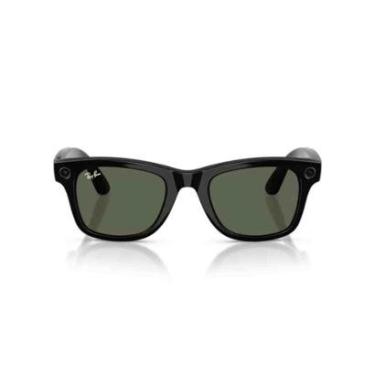 Imagem de Óculos de Sol Ray-Ban Meta Wayfarer Smart Glasses Preto 0RW4012 601/7153-Masculino