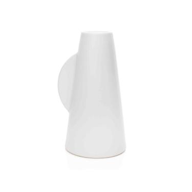 Imagem de Vaso Em Cerâmica Branco 24,5x13x13cm