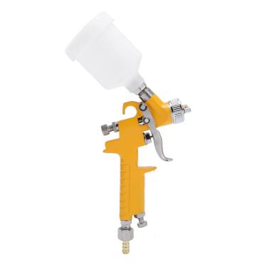 Imagem de Hyuduo Mini Pistola Pulverizadora, Pulverizador de Tinta a Ar de Liga de Alumínio, Bico de 1 Mm, Ideal para Pintura de Parede de Móveis de Carro