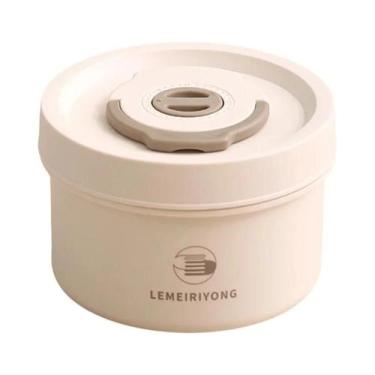 Imagem de Conjunto De Caixa De Almoço Isolada Empilhável Em Aço Inoxidável, Cont