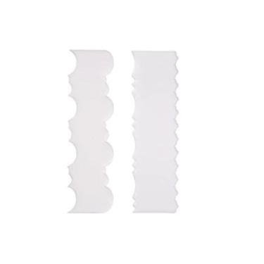 Imagem de Kit Espátula Decorativa De Bolo 2 Peças 4 Desenhos L/M