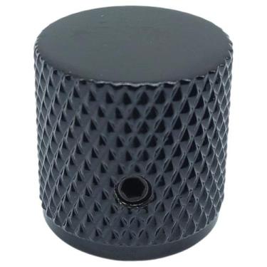 Imagem de Knob guitarra TELE metal PRETO Flat c parafuso MXP KN039BK