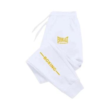 Imagem de Calças De Corrida E Jogging Em Fleece Para Homens E Mulheres, Estampad