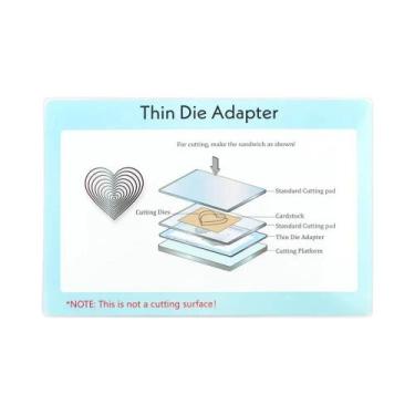 Imagem de Adaptador Fino Para Máquina De Corte E Vinco 22.8x15.4cm, Base Padrão 