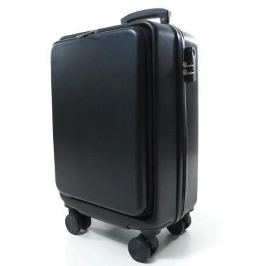 Imagem de Mala Pequena Bordo com Porta Notebook Externo e Cadeado 3 Segredos - Linha President-Unissex