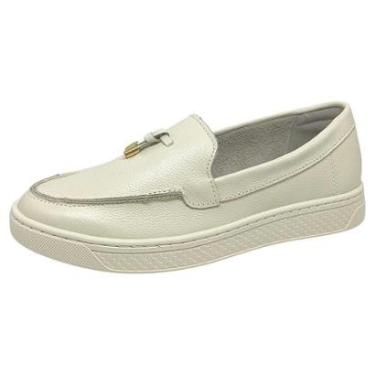 Imagem de Tênis Feminino Casual Estilo Conforto Laço Couro Comfortflex-Feminino