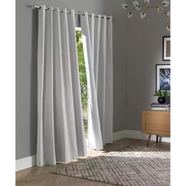 Imagem de Cortina Blackout Decora Branco Digital 2,00X1,80M Dhler Yani