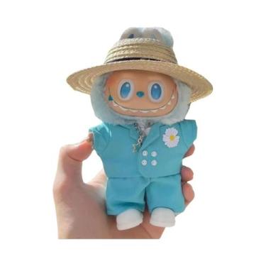 Imagem de G-Dragon Labubu: Roupinhas De Bebê Para Boneca De Pelúcia De 17cm, Pin