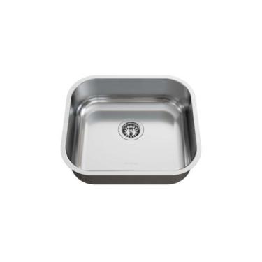 Imagem de Cuba Inox Nº3 400x340x140mm com Furo 3.1/2  GhelPlus - GHEL PLUS