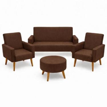 Imagem de Conjunto capa Salinha Nina 1 capa de 2 lugares, 2 capas poltrona 1 lug