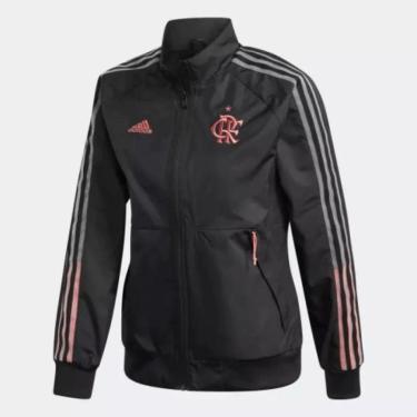 Imagem de Jaqueta Hino CR Flamengo - adidas FQ7650-Feminino