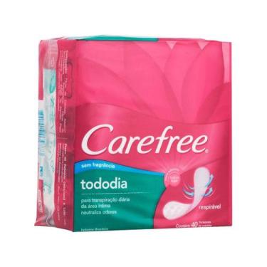 Imagem de Absorvente Carefree Brisa Sem Perfume com 40 unidades, 40 unidades
