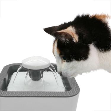 Imagem de Bebedouro Fonte De Água Gato Cães Pet Com Filtro 2,5l Usb - SG UTILIDA