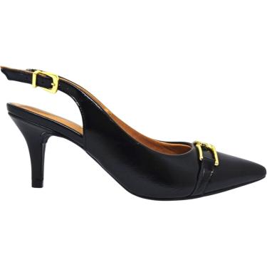 Imagem de Sapato Scarpin Feminino Casual Social Dia a Dia Passeio Trabalho Salto Médio Conforto Vizzano 1185.1152