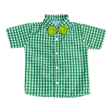 Imagem de Camisa Infantil Social Xadrez Festa Junina - Várias Cores - Pequenos E