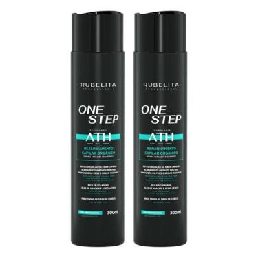 Imagem de Kit 2 Realinhamento Orgânico One Step 300ml Tecnologia ATH Rubelita - 