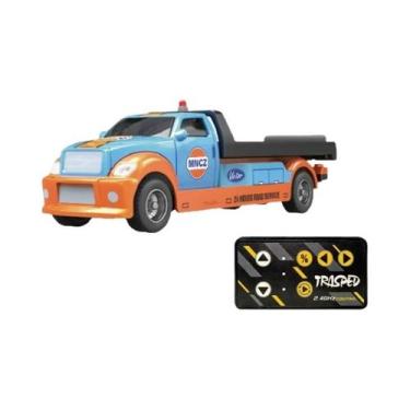 Imagem de Caminhão De Brinquedo Com Reboque Em Escala 1/64 Para Crianças, Contro