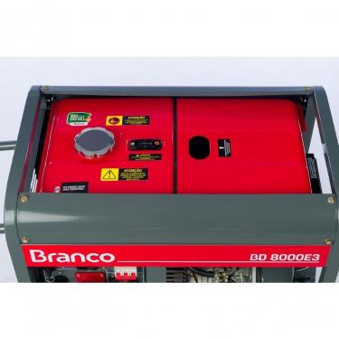 Imagem de Gerador à Diesel 8,0kva Trifásico 220v Partida Elétrica Bd8000 Branco