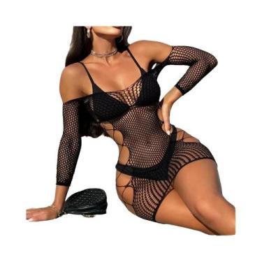 Imagem de Sexy oco fora arrastão vestido, Cobrir, Biquíni, Férias de verão, DS01