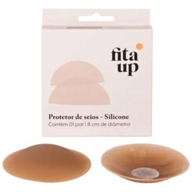 Imagem de Protetor Silicone UltraFino Mamilos Bico Original Fita UP DL, Avelã