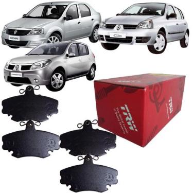 Imagem de Pastilhas de Freio Dianteiro Renault Clio Logan Sandero Trw Varga