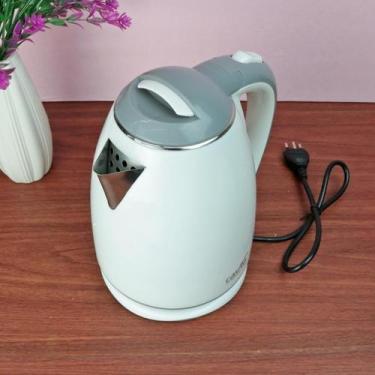 Imagem de Jarra elétrica de inox 1.8litros 127v - Importado, Branco