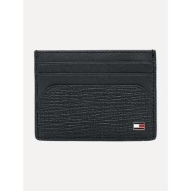 Imagem de Carteira Tommy Hilfiger Porta Cartão Couro CC The Translucent Flag Azul Marinho-Masculino