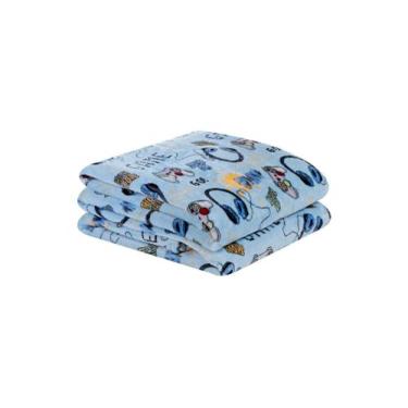Imagem de Manta Cobertor Infantil Estampada - Cama De Solteiro - Meninas & Menin