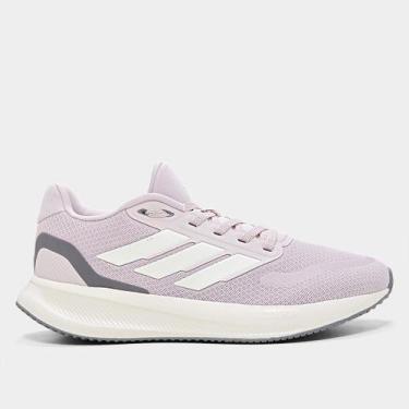 Imagem de Tênis Adidas Runfalcon 5 Feminino, Lilás, Branco, 40