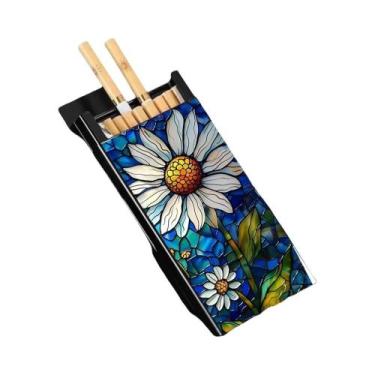 Imagem de Estojo De Cigarros Metálico Colorido E Fino, Anti-Queda E Anti-umidade
