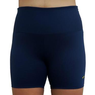Imagem de Short Feminino Elite Fitness Esporte Treino Academia Lazer, Marinho, G