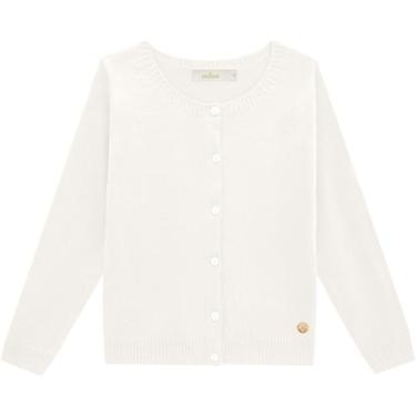 Imagem de Cardigan Casaquinho Casaco Tricô Tricot Menina Rose Preto - Milon, 8, 