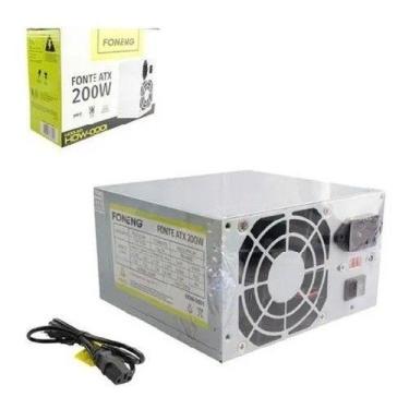 Imagem de Fonte Pc Atx 200w Foneng chaveada 110v/220v HDW-0001
